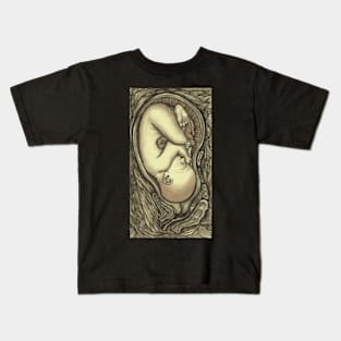 fetus in utero Kids T-Shirt